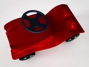 bobby car 3D Model