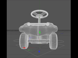 bobby car 3D Model