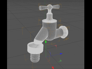 faucet 3D 模型