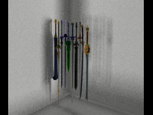 10 fantastic swords Model 3D