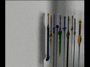 10 fantastic swords 3D Model