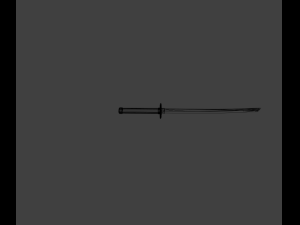 katana 3D Model