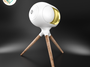 gold phantom speaker Modèle 3D