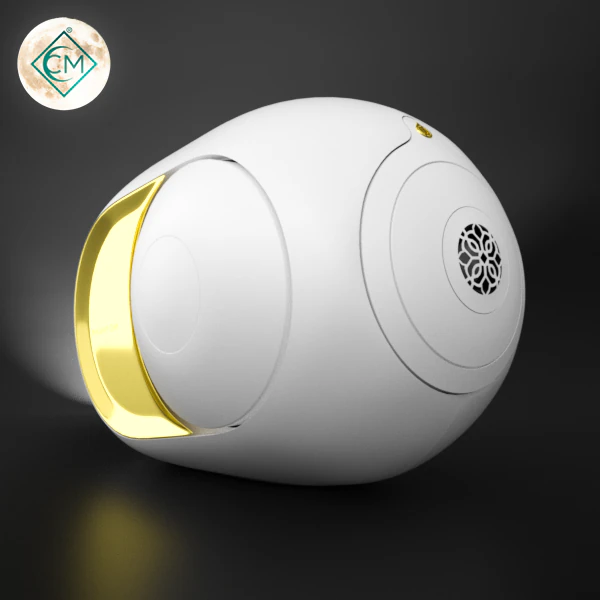 gold phantom speaker 3D Model .c4d .max .obj .3ds .fbx .stl .blend 