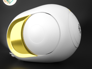 gold phantom speaker Modèle 3D