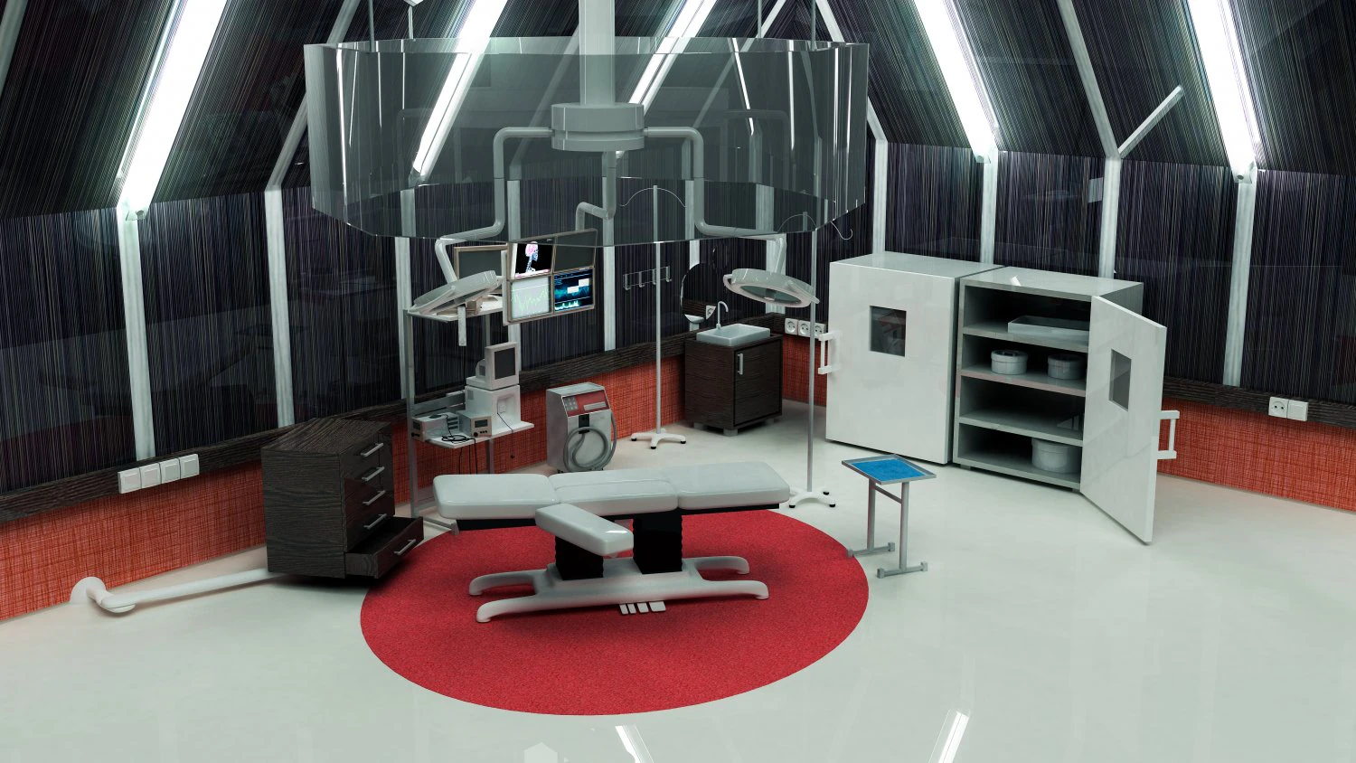 operating room 3D Model .c4d .max .obj .3ds .fbx .stl .blend 