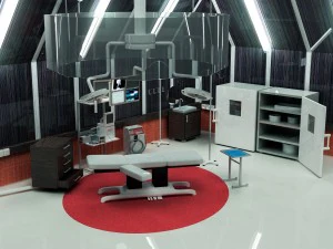 Operationssaal 3D Modell