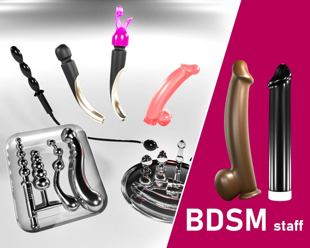 bdsm staff 3D Model .c4d .max .obj .3ds .fbx .stl .blend 
