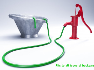 hand water pump 3D मॉडल