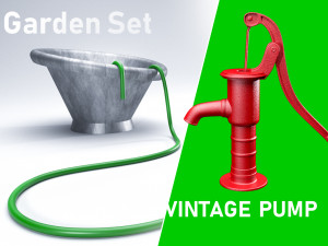 hand water pump Modèle 3D