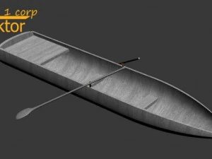 човен 3D Модель