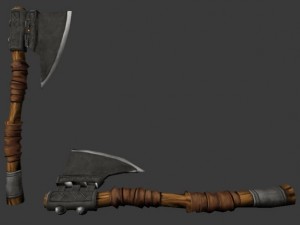 ax Modello 3D