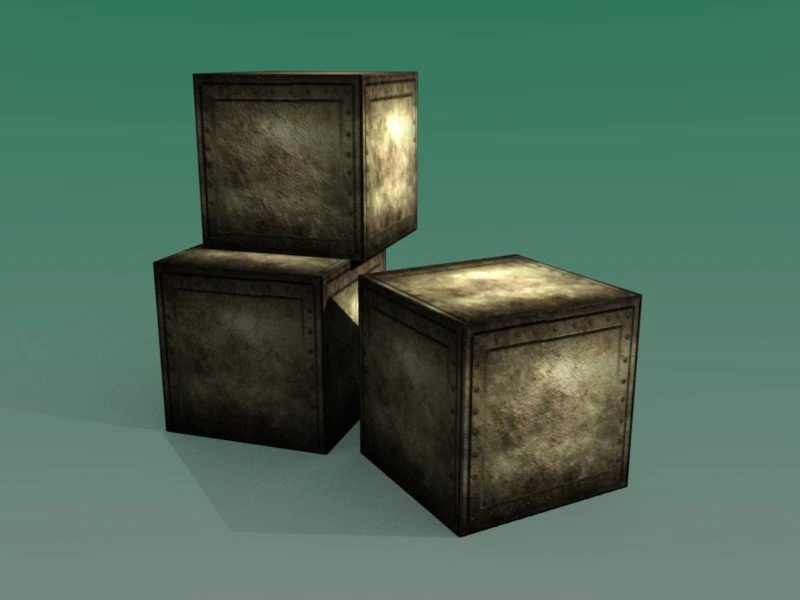 box 3D Model .c4d .max .obj .3ds .fbx .stl .blend 