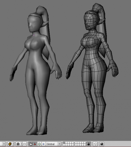 character 3D Model .c4d .max .obj .3ds .fbx .stl .blend 