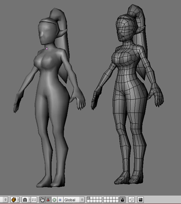 character 3D Model .c4d .max .obj .3ds .fbx .stl .blend 
