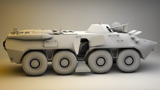 btr 80 3D-Modell .c4d .max .obj .3ds .fbx .stl .blend 