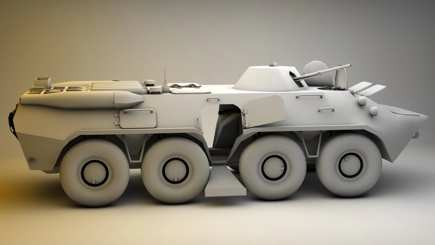 btr 80 3D Model .c4d .max .obj .3ds .fbx .stl .blend