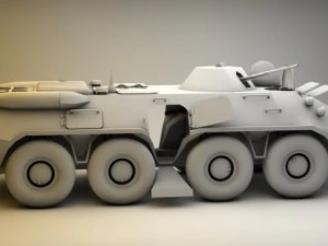 btr 80 3D Model