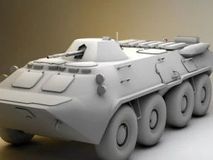 btr 80 3D Model