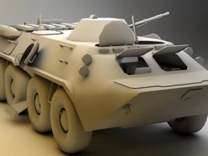 btr 80 3D Model