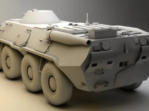 btr 80 3D Model