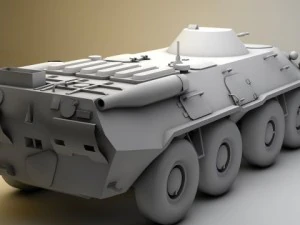 btr 80 3D Model