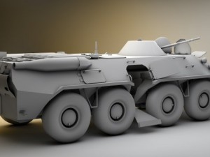 btr 80 3D-Modell
