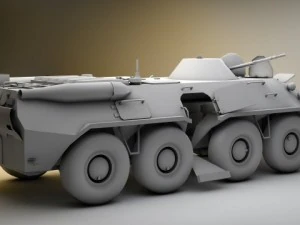 btr 80 3D Model