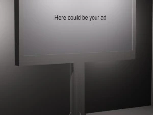 cartellone pubblicitario Modello 3D