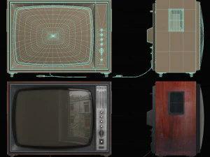 old tv 3D Model