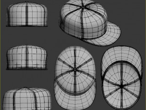 baseball cap Modelo 3D