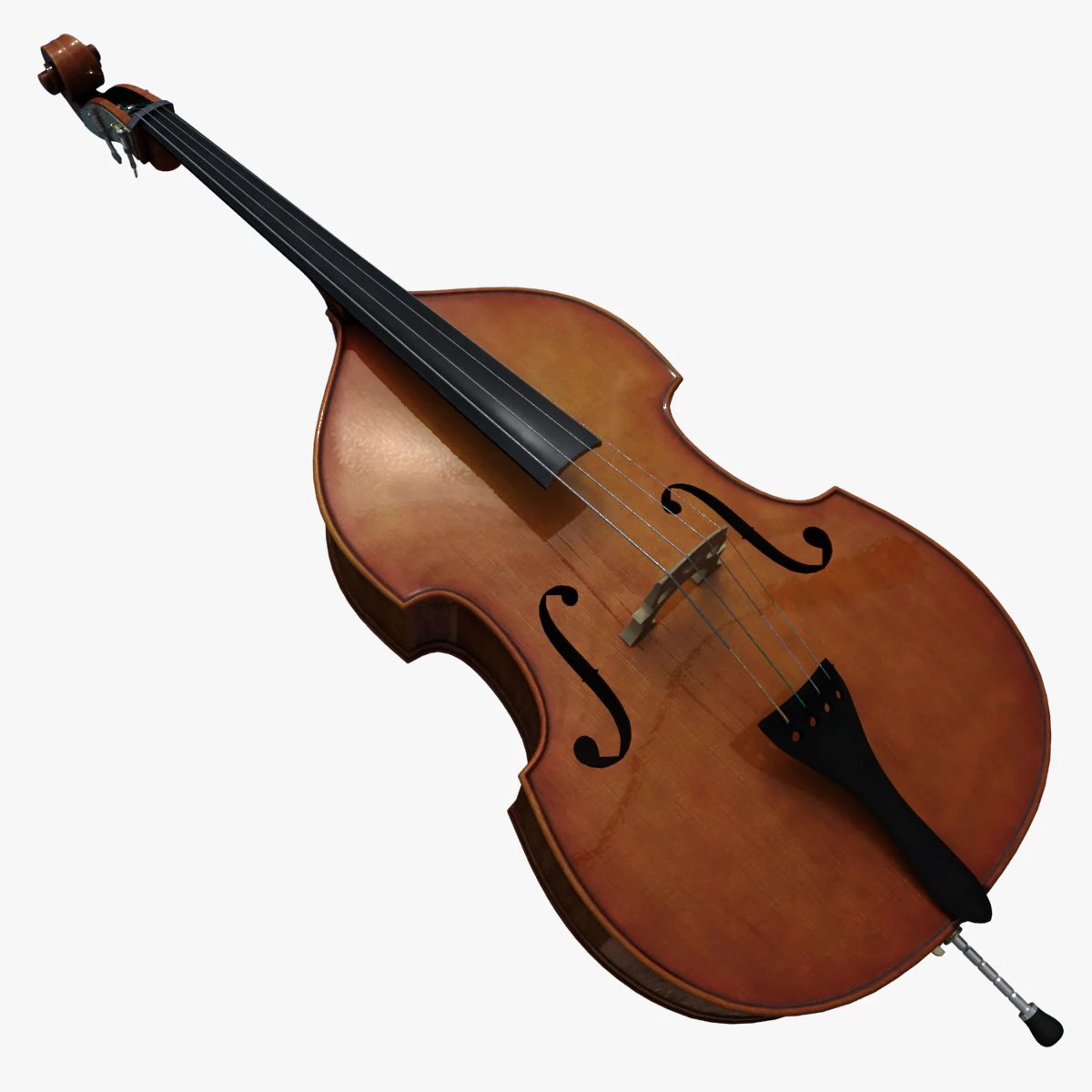 contrabass 3D Model .c4d .max .obj .3ds .fbx .stl .blend