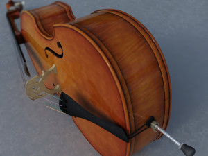 contrabass Modèle 3D