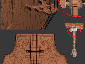 contrabass 3D Model