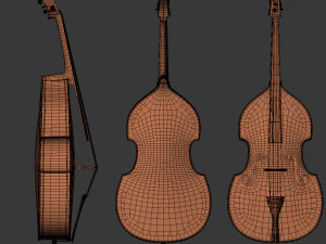 contrabass 3D Model
