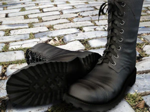 Milit&auml;rstiefel 3D Modell