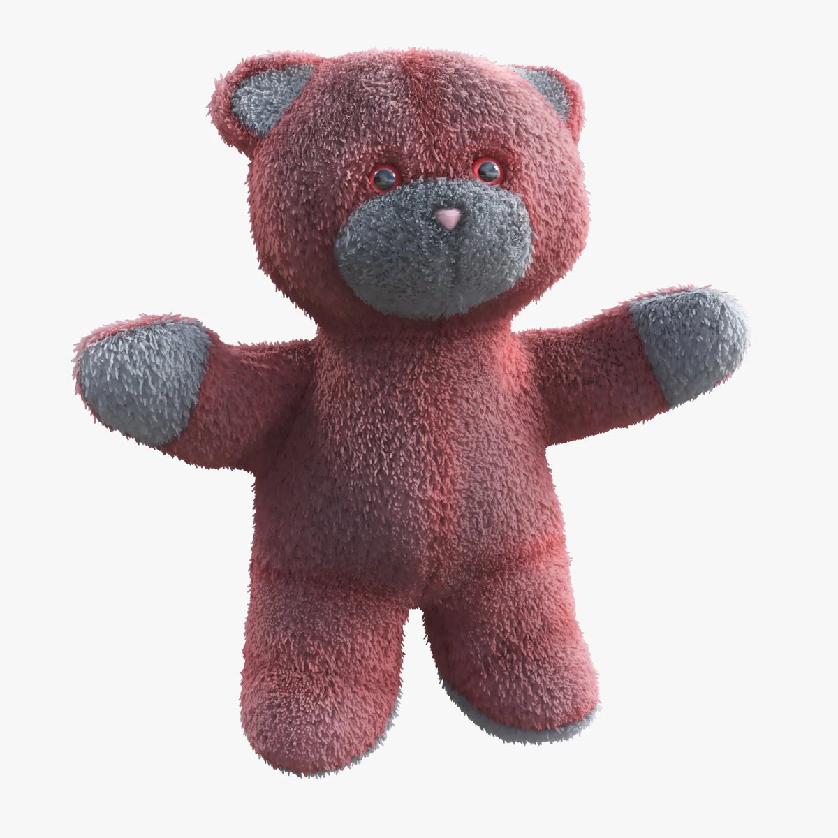 teddy bear 3D Model .c4d .max .obj .3ds .fbx .stl .blend 