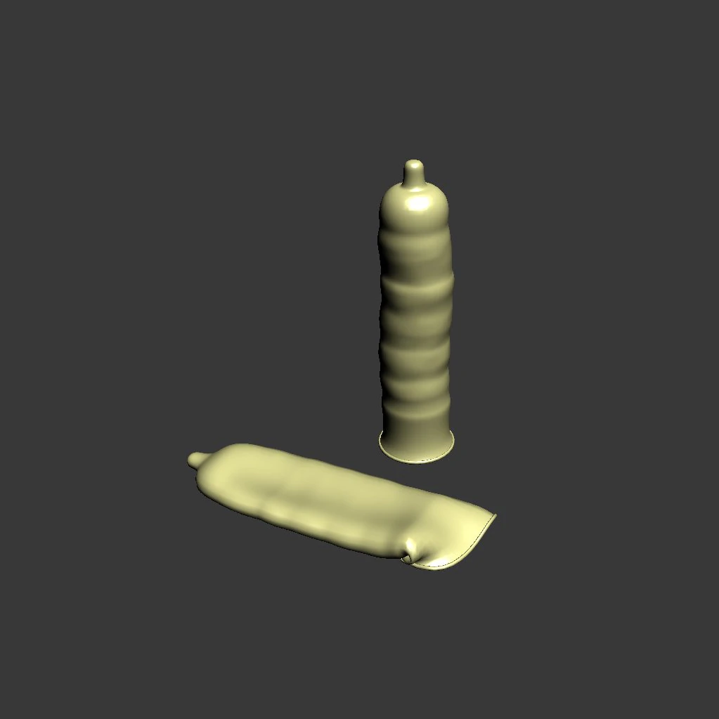 condom 3D Model .c4d .max .obj .3ds .fbx .stl .blend 