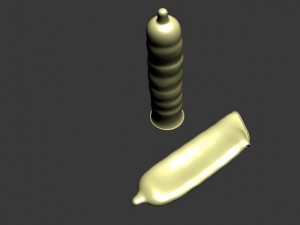 condom Modèle 3D