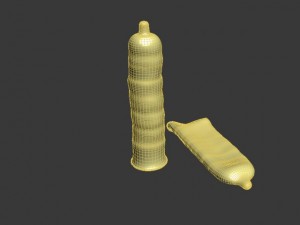 condom Modèle 3D