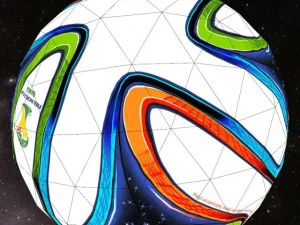football ball brazuca 3D Model