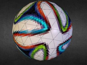 football ball brazuca 3D Model
