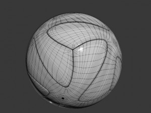 brazuca final soccer ball Modèle 3D
