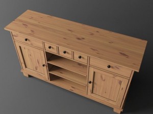 ikea buffet 3D मॉडल