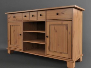ikea buffet 3D मॉडल