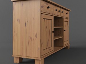 ikea buffet 3D मॉडल