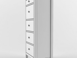 hemnes chest of drawers 3D-Modell