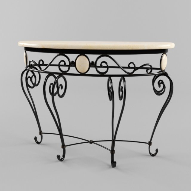 console table Modelo 3D .c4d .max .obj .3ds .fbx .stl .blend 