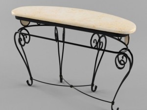 console table Modelo 3D