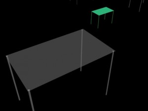 table for kitchen or dinig room 3D Model